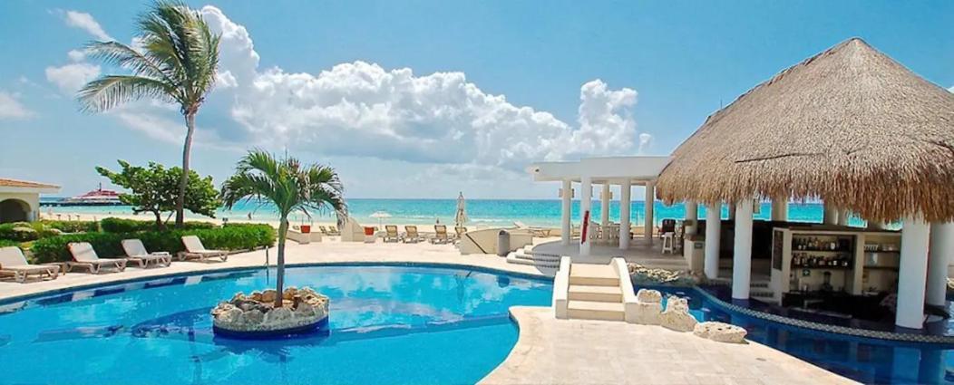 Departamento Frente Al Mar Con Dos Recamaras Y Seguridad 24 H A Dos Cuadras De La Quinta Avenida Playa del Carmen Buitenkant foto